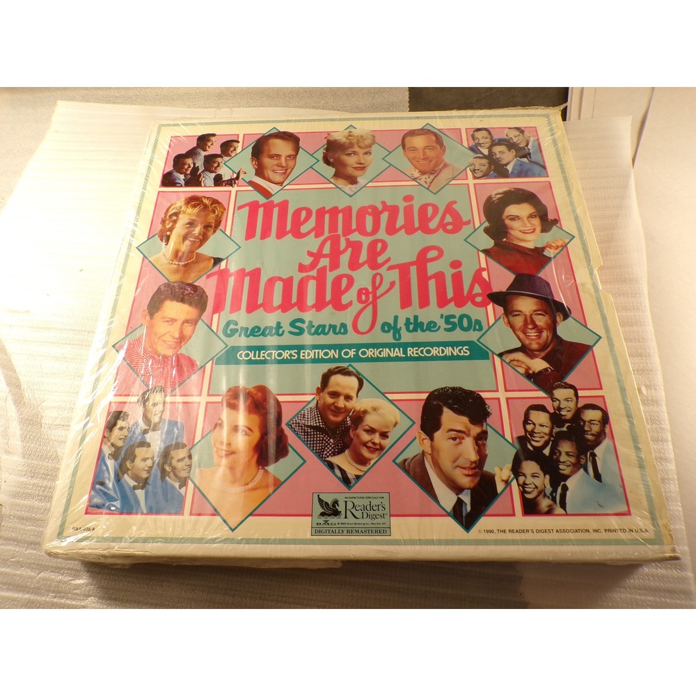 Readers Digest Memories Are Made of This 50s Stars 7 Vinyl LP Box Set Sealed 90s
